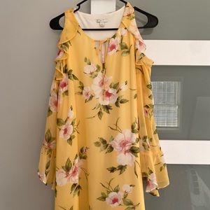 Short Yellow Summer Dress